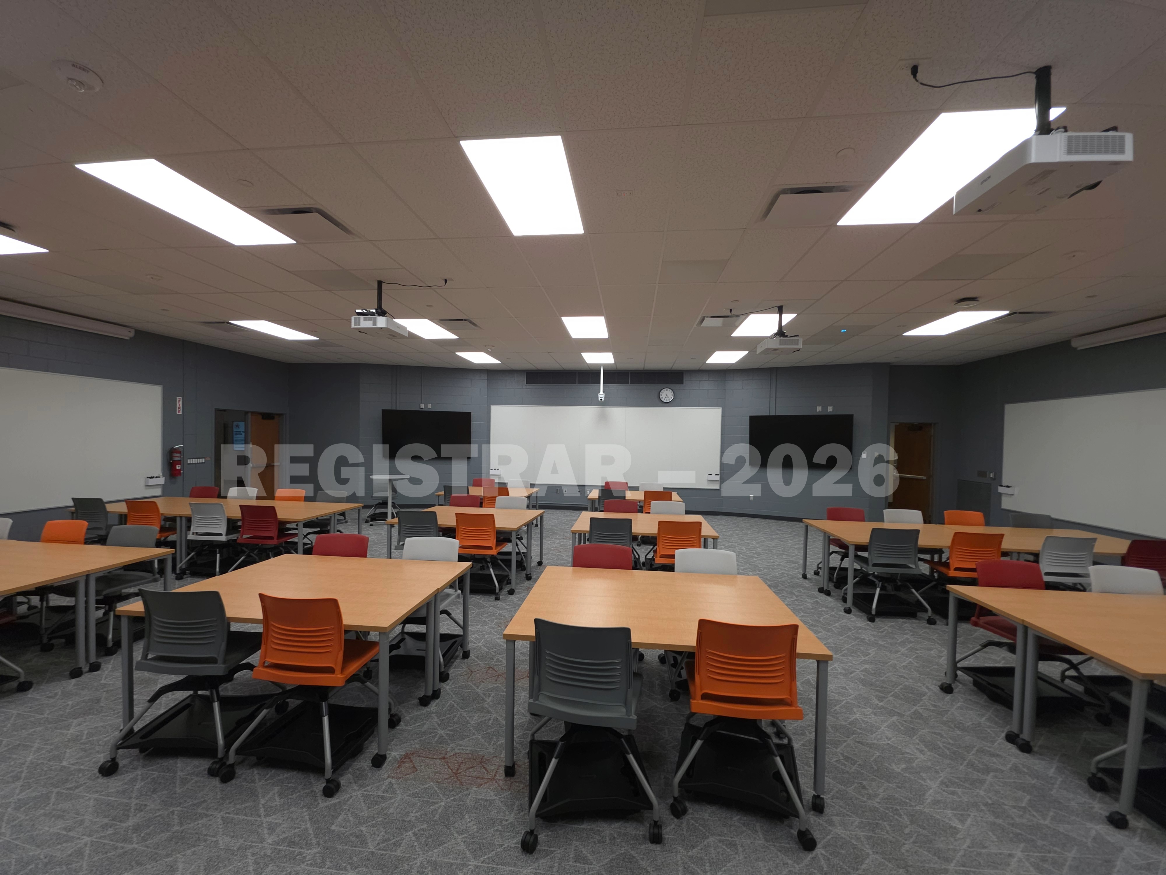 Agricultural Engineering Building room 100 view from the left side of the room