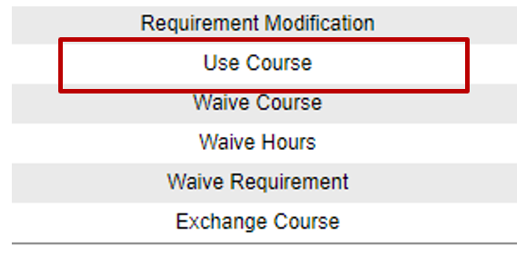 list of exception types