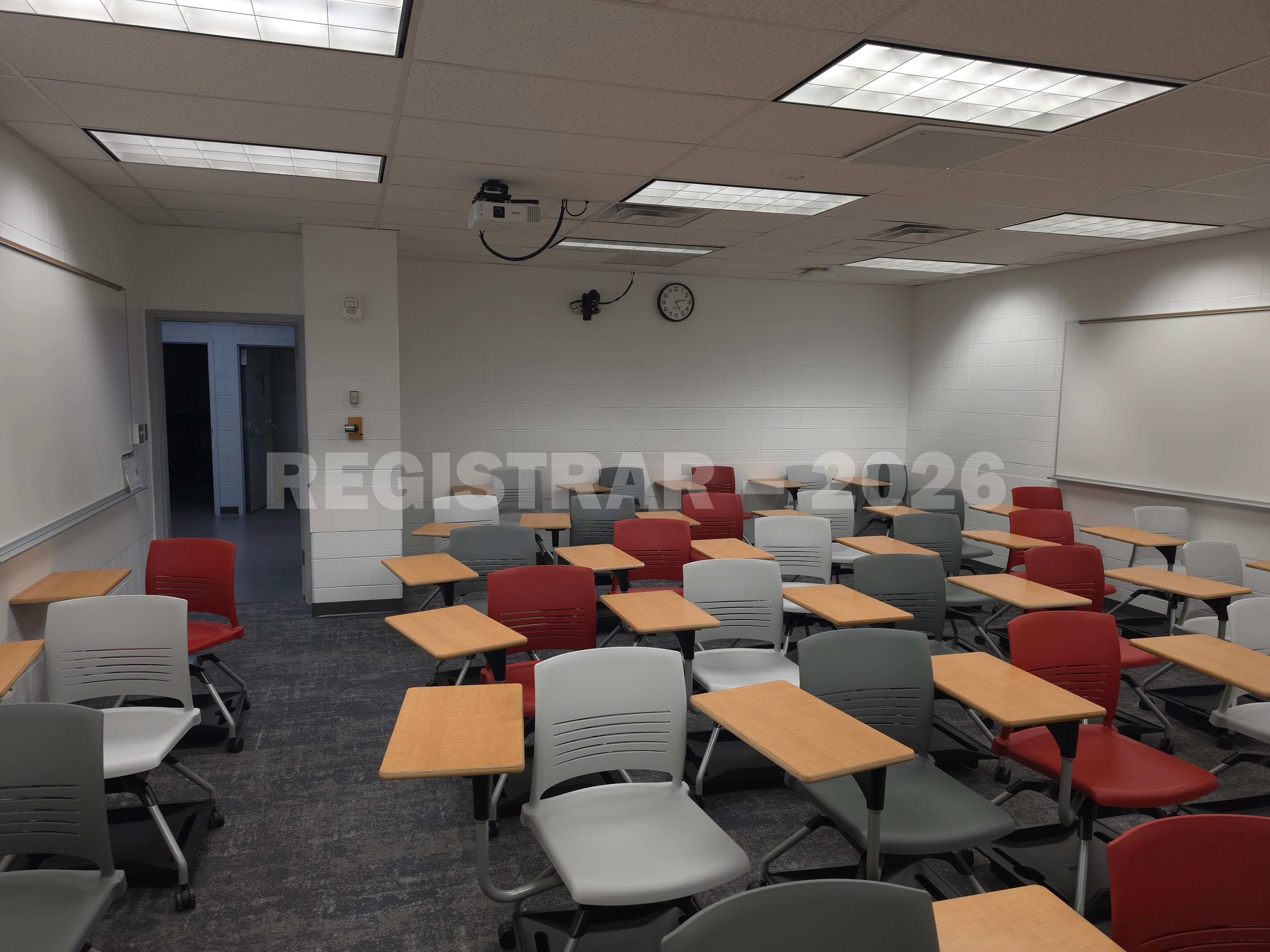 University Hall room 47 front of room